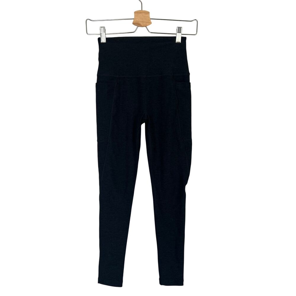 Beyond Yoga Spacedye Out Of Pocket High Wasited Midi Leggings Black Size S Pants